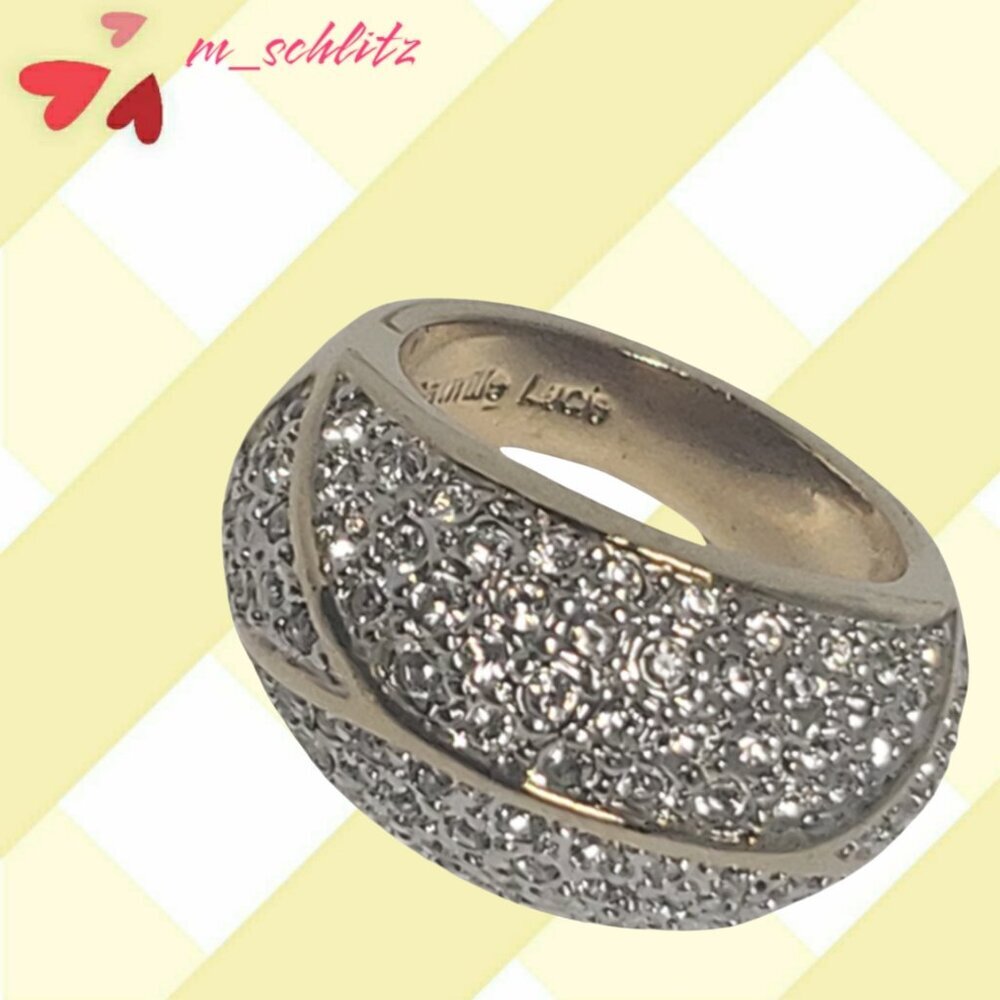 Camille Lucie Crystals and Gold Path Event Ring - 8 - Picture 3 of 4